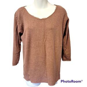 2/$20 Vintage Japan wool purple top